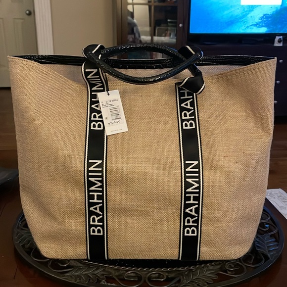 Brahmin Handbags - NWT Brahmin Brooklyn  Black Chateau genuine leather in black